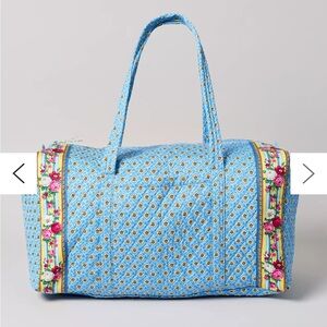 Vera Bradley Floral Blue Tote Bag